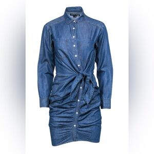 Veronica Beard Indigo Denim Midi Dress